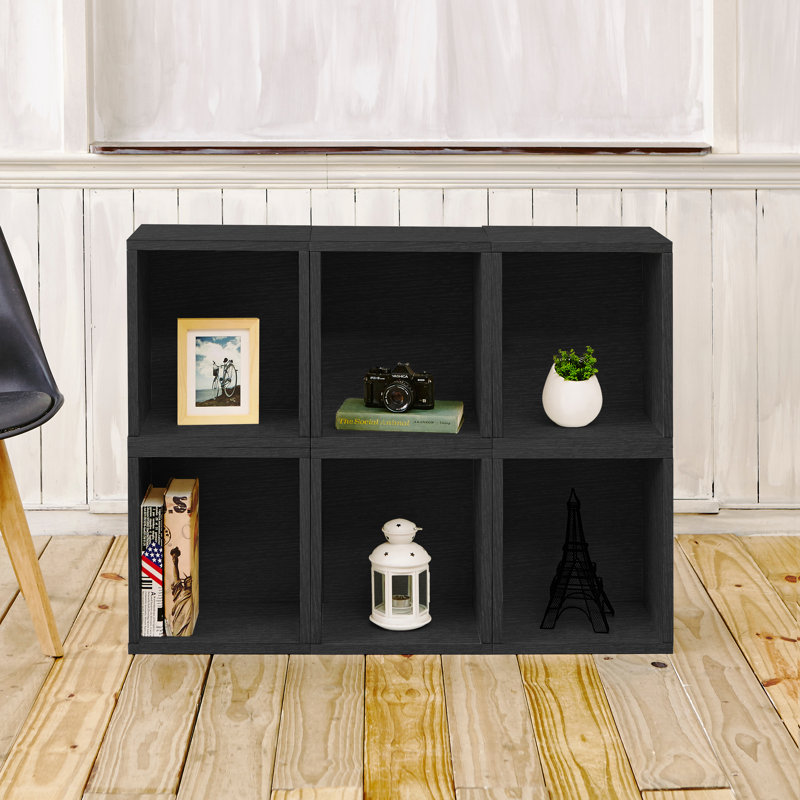 Ebern Designs Dehart Modular Plus Cube Bookcase & Reviews Wayfair